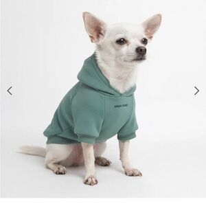 Essential Dog Hoodie in Gray Blue